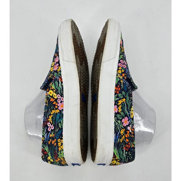 Keds x Rifle Paper Co. Double Decker Garden Party  Canvas Slip-Ons  US 10 - Picture 6 of 10
